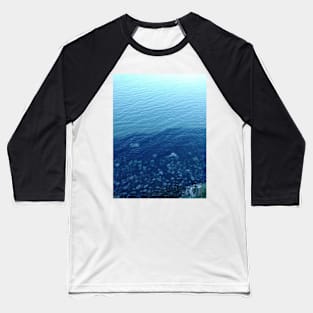 Rocky Highlands Shore Under Cliff Baseball T-Shirt